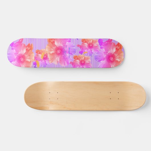 HAMbyWG Hibiscus Skateboard (Horizontaal)
