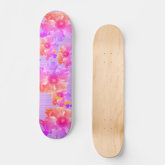 HAMbyWG Hibiscus Skateboard (Voorkant)