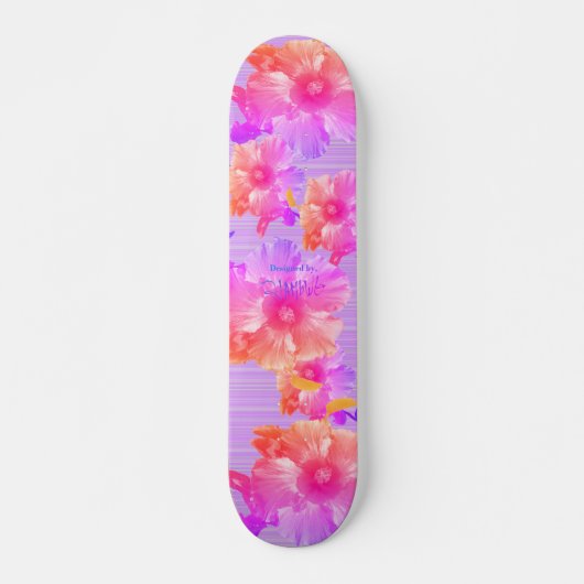 HAMbyWG Hibiscus Skateboard (Voorkant)