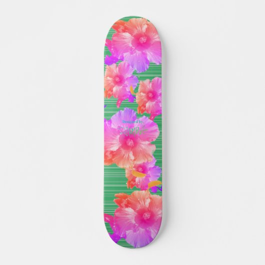 HAMbyWG Hibiscus Skateboard (Voorkant)