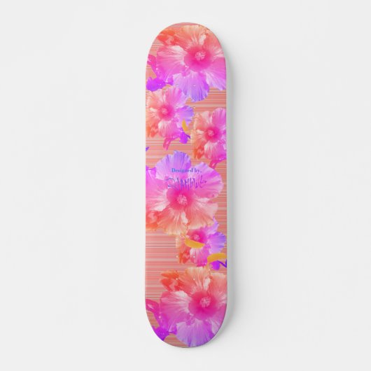 HAMbyWG Hibiscus Skateboard (Voorkant)
