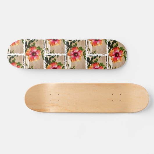 HAMbyWG Hibiscus Skateboard (Horizontaal)