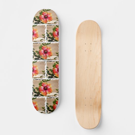 HAMbyWG Hibiscus Skateboard (Voorkant)