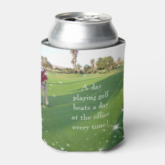HAMbyWG - Hoesje van Beverage - Golf Thereed Blikjeskoeler (Blikje Voorkant)