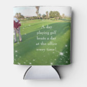 HAMbyWG - Hoesje van Beverage - Golf Thereed Blikjeskoeler (Voorkant)