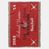 HAMbyWG - honkbal Deken (Voorkant Verticaal)
