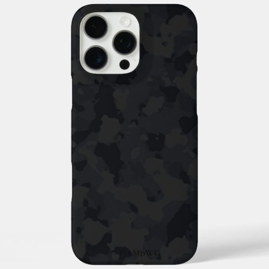 HAMbyWG I-pad - Black Camouflage Case-Mate iPhone Case (Achterkant)