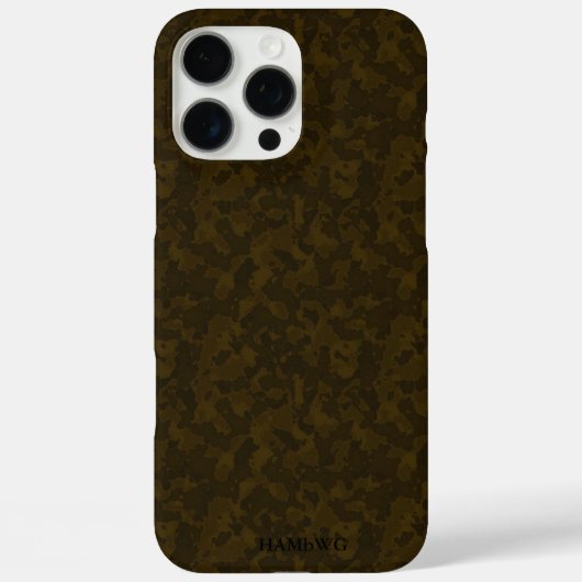HAMbyWG I-pad - Bruin Camouflage Case-Mate iPhone Case (Achterkant)