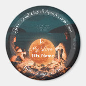 HAMbyWG - Ik hou van je naar de maan en terug Magneet (Voorkant)