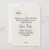 HAMbyWG-Kaart voor kerstfoto's Feestdagenkaart (Achterkant)