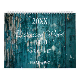 HAMbyWG Kalendar met houten afbeeldingen in stoere Kalender