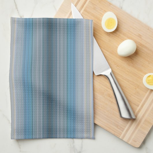 HAMbyWG - keukenhanddoek - blauwe gradiënt (Quarter Fold)