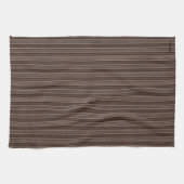 HAMbyWG - Keukenhanddoek - bruine streep (Horizontaal)