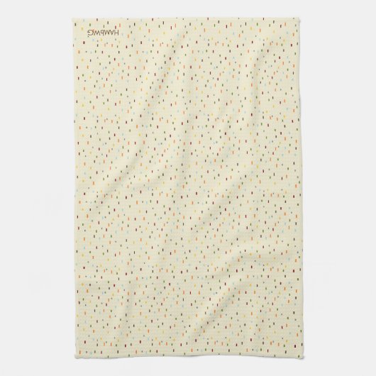 HAMbyWG - Keukenhanddoeken - Meerkleurige augurken (Verticaal)