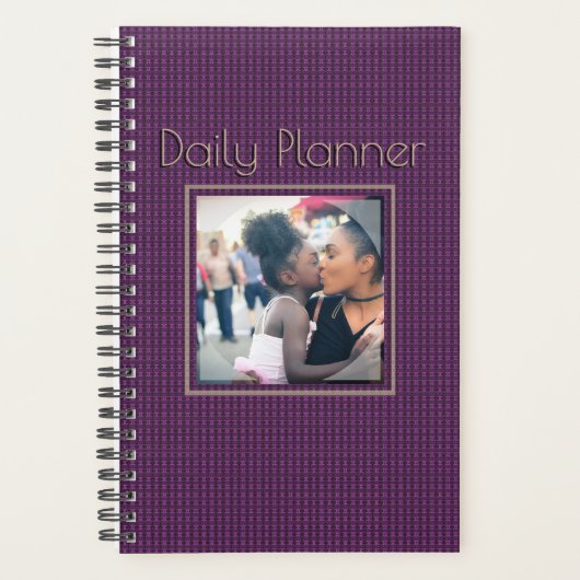 HAMbyWG - Kleine Dagelijkse Planner - Aemthyst Pat (Voorkant)