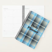 HAMbyWG - Kleine Dagelijkse Planner - Blauwe Plaid (Display)