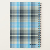 HAMbyWG - Kleine Dagelijkse Planner - Blauwe Plaid (Achterkant)