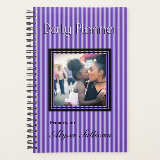 HAMbyWG - Kleine Dagelijkse Planner - Helder Paars (Voorkant)