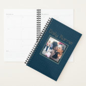 HAMbyWG - Kleine Dagelijkse Planner - Teal Patroon (Display)