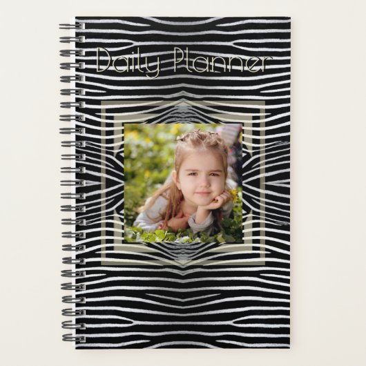 HAMbyWG - Kleine Dagelijkse Planner - Zebra (Voorkant)