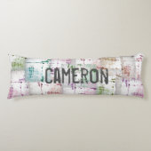 HAMbyWG - Kleurrijke, vervormde blik Lichaamskussen (Voorkant)