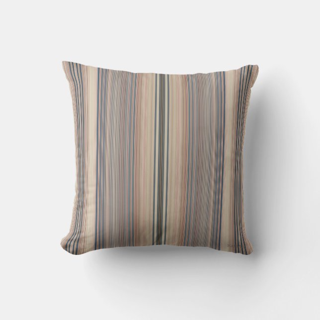 HAMbyWG - Kussens - Bleke beige strepen (Voorkant)