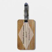 HAMbyWG Label met handbagage Bagagelabel (Achterkant verticaal)