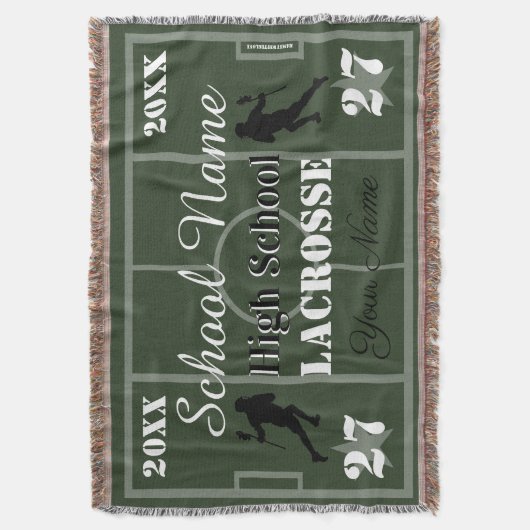 HAMbyWG - lacrosse Deken (Voorkant Verticaal)