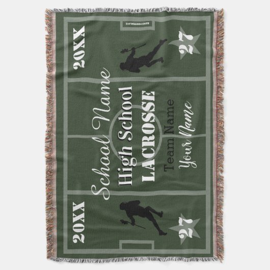 HAMbyWG -  lacrosse Deken (Voorkant Verticaal)