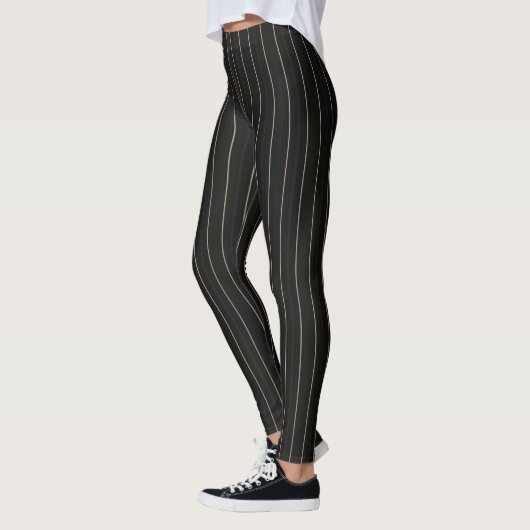 HAMbyWG - Leggings - Black Pin Stripes (Links)