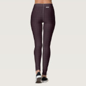 HAMbyWG - Leggings - Dark Cherry Pset (Achterkant)