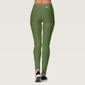 HAMbyWG - Leggings - Groen Gingham (Achterkant)