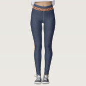 HAMbyWG - Leggings - het Afbeelding van Denim - ui (Voorkant)