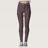 HAMbyWG - Leggings - Hipster Black Burgundy (Voorkant)