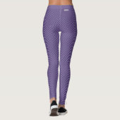 HAMbyWG - Leggings - Lavender Gingham (Achterkant)