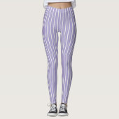 HAMbyWG - Leggings - Licht lila in witte streep (Voorkant)