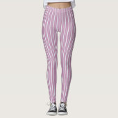 HAMbyWG - Leggings - Lichtroze in witte streep (Voorkant)
