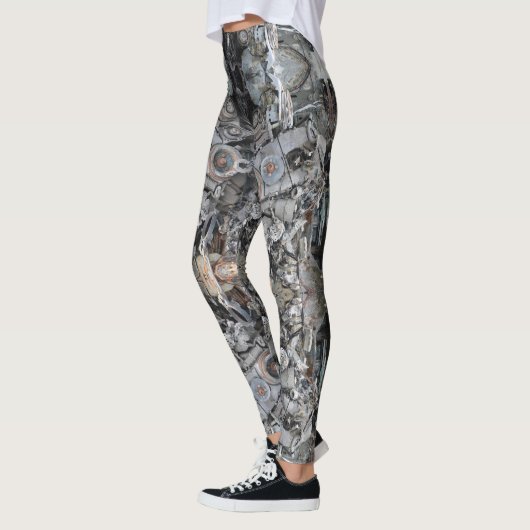 HAMbyWG - Leggings - Motoronderdeelpatroon (Links)