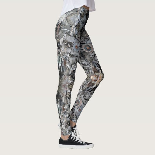 HAMbyWG - Leggings - Motoronderdeelpatroon (Rechts)