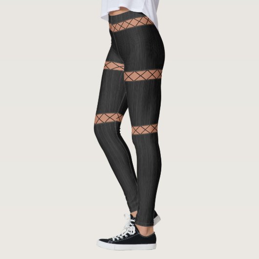 HAMbyWG - Leggings - ontwerp met zwarte zijde (Links)