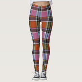 HAMbyWG - Leggings - Oranje en roze speldenband (Voorkant)