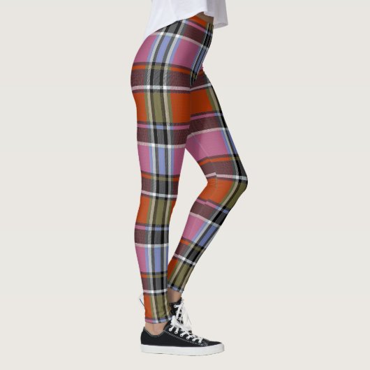 HAMbyWG - Leggings - Oranje en roze speldenband (Rechts)