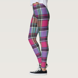 HAMbyWG - Leggings - Roze en Lila speldenband