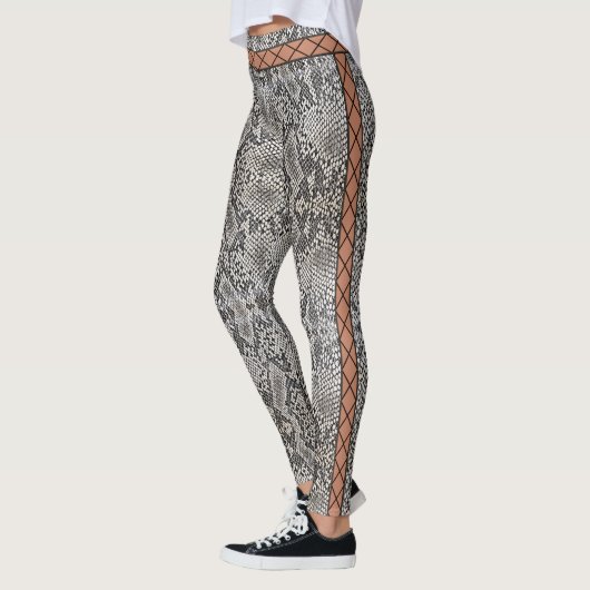 HAMbyWG - Leggings - Snake Pattern - Knip uit blik (Links)