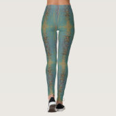 HAMbyWG - Leggings - Spuitverf - Gedempt Aqua (Achterkant)