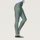 HAMbyWG - Leggings - Spuitverf - Gedempt Aqua (Rechts)