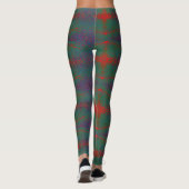 HAMbyWG - Leggings - Spuitverf groen/rood/prpl (Achterkant)