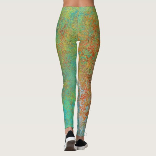 HAMbyWG - Leggings - Turquoise Surprise (Achterkant)