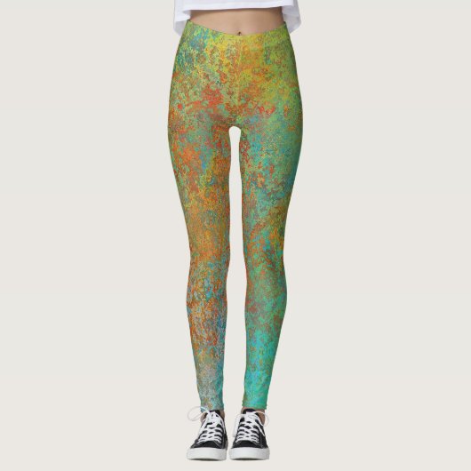 HAMbyWG - Leggings - Turquoise Surprise (Voorkant)
