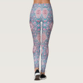 HAMbyWG - Leggings - Zalm Aqua Gypsy Print (Achterkant)